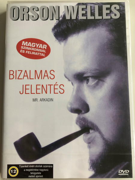  Mr. Arkadin DVD 1955 Bizalmas Jelentés (Confidential Report) / Directed by Orson Welles / Starring: Orson Welles, Robert Arden, Paola Mori, Akim Tamiroff (5999553600384)