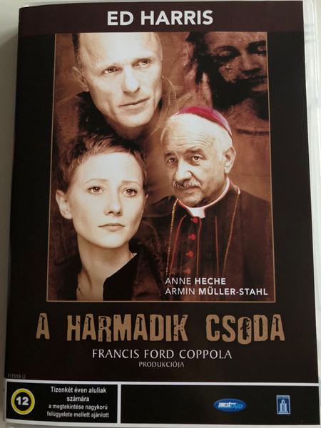  The Third Miracle DVD 1999 A Harmadik csoda / Directed by Agnieszka Holland / Starring: Ed Harris, Anne Heche, Armin Mueller-Stahl, Charles Haid (5998133137234)