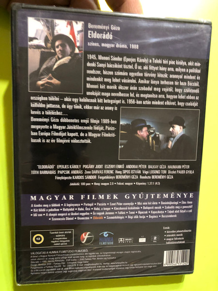 Eldorádó DVD 1988 The Midas Touch / Directed by Bereményi Géza / Starring: Eperjes Károly, Pogány Judit, Tóth Barnabás, Eszenyi Enikő / Magyar Filmek Gyűjteménye 26 (5999546331240) 