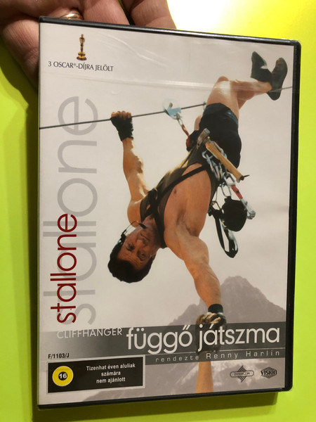Cliffhanger DVD 1993 Függő játszma / Directed by Renny Harlin / Starring: Sylvester Stallone, John Lithgow, Michael Rooker, Janine Turner (5996255714647)