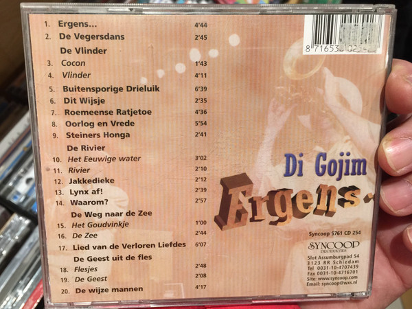 Di Gojim ‎– Ergens... / Syncoop Produkties ‎Audio CD / 5761 CD 254