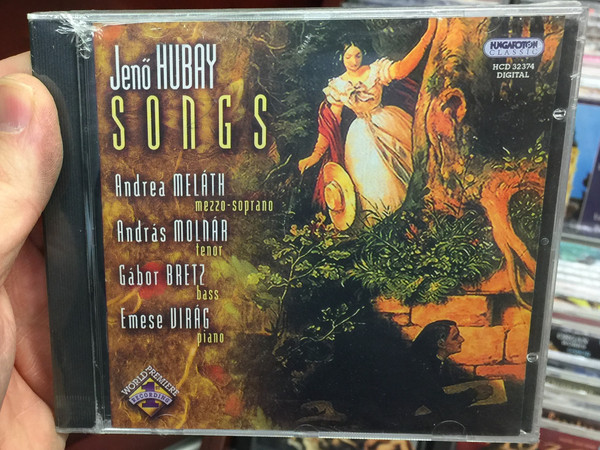 Jeno Hubay - Songs / Andrea Melath - mezzo soprano, Andras Molnar - tenor, Gabor Bretz - bass, Emese Virag - piano / Hungaroton Classic Audio CD 2006 Stereo / HCD 32374