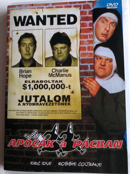 Nuns on the Run DVD 1990 Apócák a Pácban / Directed by Jonathan Lynn / Starring: Eric Idle, Robbie Coltrane (5999883048313)
