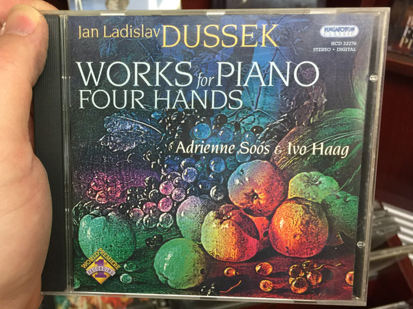 Jan Ladislav Dussek - Works for Piano Four Hands / Adrienne Soos & Ivo Haag / Hungaroton Classic Audio CD 2004 Stereo / HCD 32276