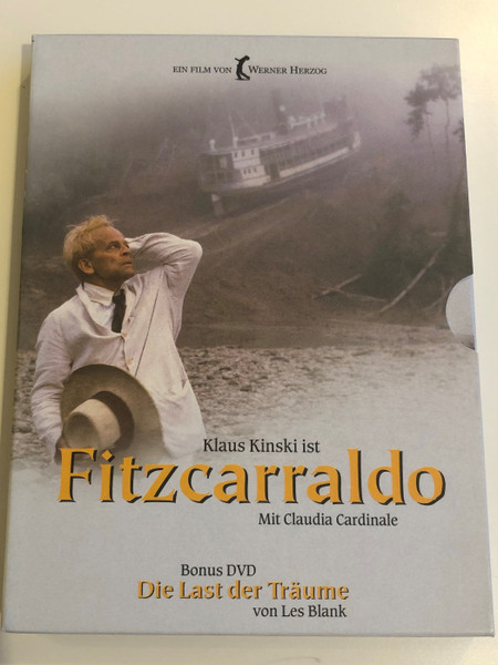 Fitzcarraldo + Burden of Dreams 2xDVD 1981- 1982 Die Last der Träume / Directed by Werner Herzog, Les Blank / Starring: Klaus Kinski, Claudia Cardinale, José Lewgoy, Mick Jagger / 2DVD (4006680029443)