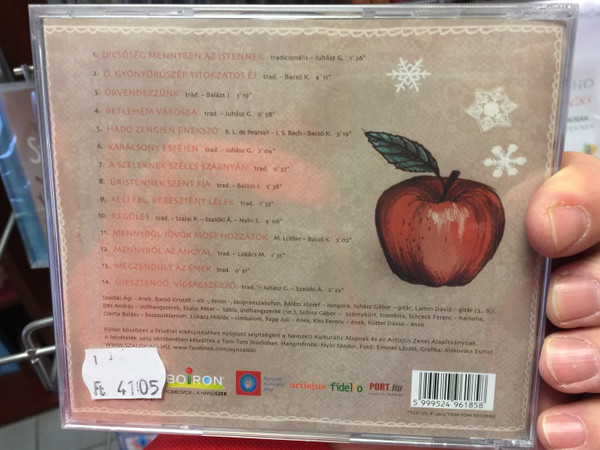 Szalóki Ági - Öröme az égnek, ünnepe a földnek / Audio CD 2012 Tom-Tom Records / TTCD 177 (5999524961858)