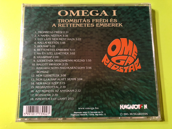Trombitás Frédi És A Rettenetes Emberek - Omega / Hungaroton ‎Audio CD 2003 / HCD 17390 (5991811739027)