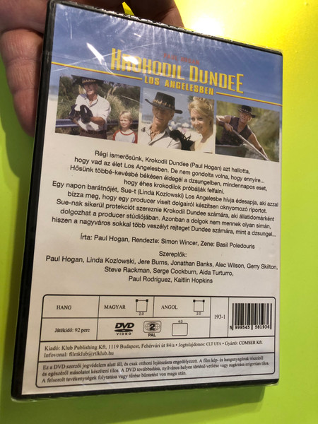 Crocodile Dundee in Los Angeles DVD 2001 Krokodil Dundee Los Angelesben / Directed by Simon Wincer / Starring: Paul Hogan, Linda Kozlowski, Jere Burns, Jonathan Banks (5999545581936)