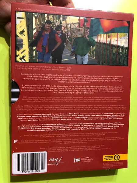 Moscow Square DVD 2001 Moszkva tér / 2 DVD Disc Collector's Version with tons of Extra Features / Directed by Török Ferenc / Starring: Karalyos Gábor, Pápai Erzsi, Balla Eszter, Csatlós Vilmos, Jávor Bence (5999887816529)