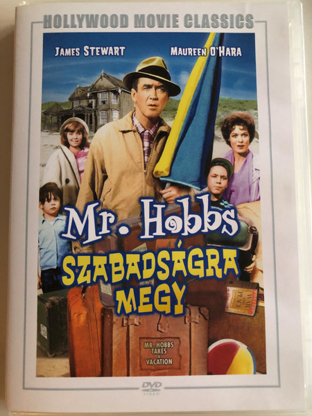 Mr. Hobbs Takes a Vacation DVD 1962 Mr. Hobbs Szabadságra megy / Directed by Henry Koster / Starring: James Stewart, Maureen O'Hara (5999546334197)