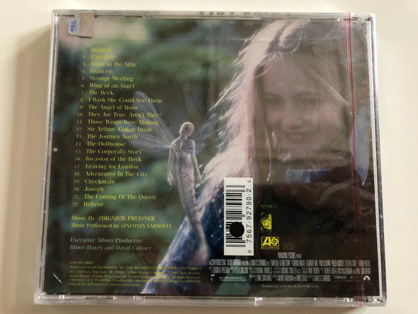Music From The Motion Picture - FairyTale: A True Story / Music by Zbigniew Preisner ‎/ Performed by Sinfonia Varsovia / Icon Records Audio CD 1997 / 92790-2