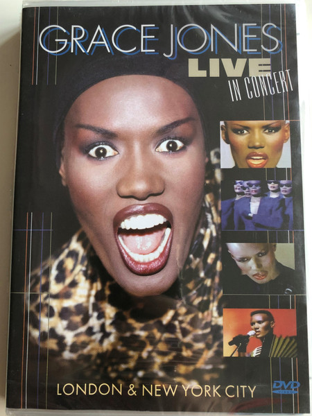 Grace Jones Live in concert DVD 2010 London & New York City / Warm Leatherette, Feel up, Pull up to the Bumper, My Jamaican Guy, Crush / Immortal IMM940205 (8712177056804)