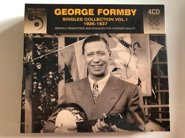 George Formby ‎– Singles Collection Vol.1 (1926-1937) / Digitally Remastered And Enhanced For Superior Quality / Real Gone Music Company 4x Audio CD / RGMCD205