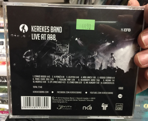 Kerekes Band ‎– Live At A38 / Kerekes Band Self-released Audio CD 2014 / KB05