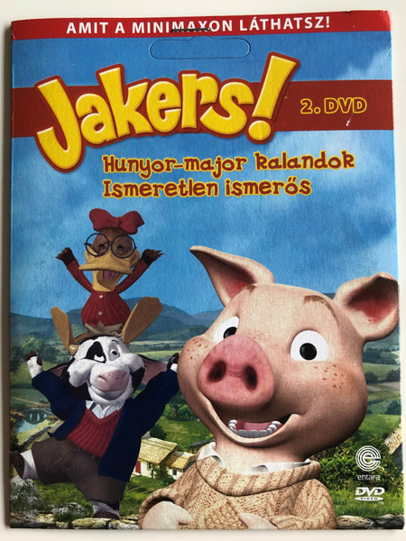 Jakers! The Adventures of Piggley Winks Disc 2 DVD 2003 Hunyor-major kalandok - ismeretlen ismerős / Created by Francis & Denise Fitzpatrick / Starring: Peadar Lamb, Maile Flanagan, Russi Taylor, Tara Strong, Charles Adler (5999557441297)