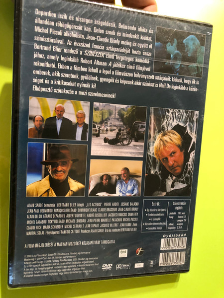 Les Acteurs DVD 2000 Színészek (Actors) Jean-Paul Belmondo - Directed by Bertrand Blier (5999546330397) 