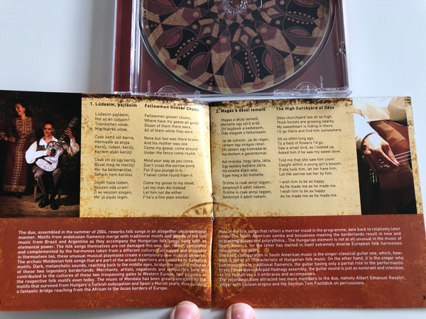 Mondala ‎– Határvidékek Balladái = Ballads Of The Border Lands / America, Latina, Moldova, Hispania, Transilvania / Bossa Nova, Flamenco, Milonga, Tango / Propeller Bt. ‎Audio CD 2006 / PROPCD001