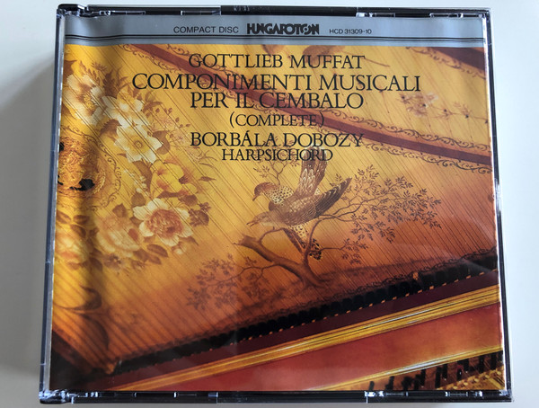 Gottlieb Muffat - Componimenti Musicali Per Il Cembalo (Complete) / Borbala Dobozy - harpsichord / Hungaroton 2x Audio CD 1992 Stereo / HCD 31309-10