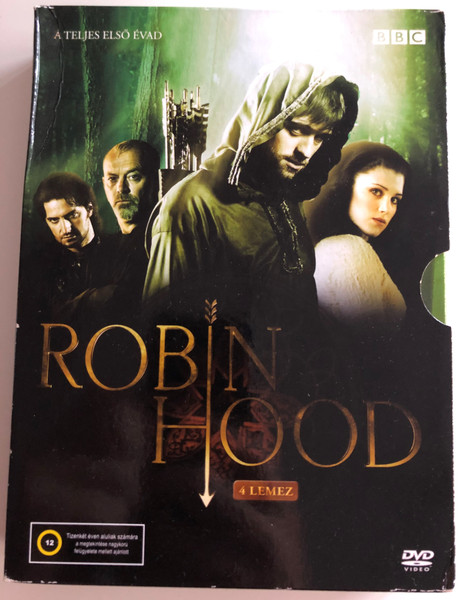 Robin Hood TV Series DVD Box 2006 Robin Hood TV Sorozat 4 Lemez / Full Season 1 - 4 DVD / Directed by Matthew Evans, Graeme Harper, Declan O'Dwyer, Richard Standeven / Starring: Jonas Armstrong Lucy Griffiths / BBC (5999545585774)