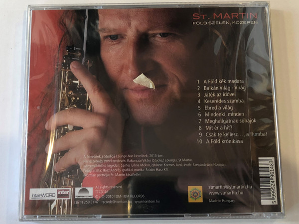 St. Martin ‎– Föld Szélén, Középen / Tom-Tom Records ‎Audio CD 2010 / TTCD146