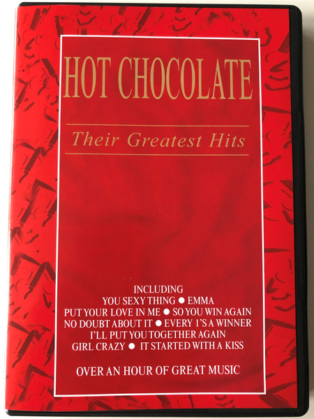 Hot Chocolate DVD 2000 Their Greatest Hits / Including Emma, So you win again, It started with a kiss - Over an hour of great music / EMI Records / Produced by Mickie Most (724349241398)