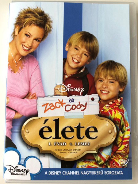 The Suite Life of Zack & Cody - Season 1 - Vol 4. DVD 2005 Zack és Cody Élete 1. Évad 4 lemez / Created by Danny Kallis, Jim Geoghan / Starring: Cole Sprouse, Dylan Sprouse, Brenda Song, Ashley Tisdale, Kim Rhodes / Disney's Big Hit Sitcom (5996255731538)