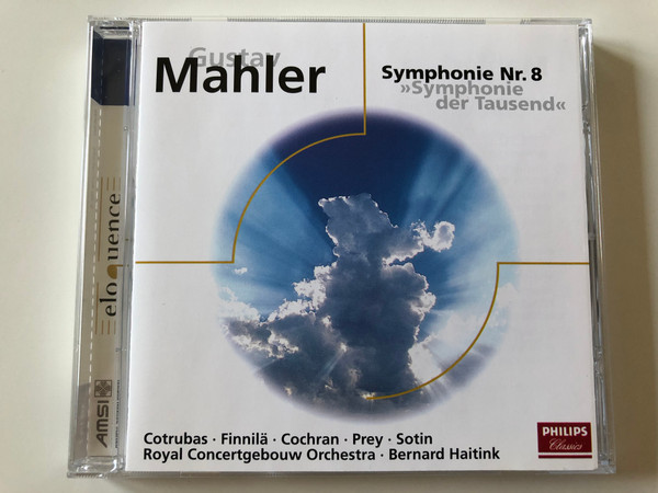 Gustav Mahler – Symphonie Nr. 8 ''Symphonie der Tausend'' / Contrubas, Finnila, Cochran, Prey, Sotin / Royal Concertgebouw Orchestra, Bernard Haitink ‎/ Philips Classics ‎Audio CD / 473 176-2