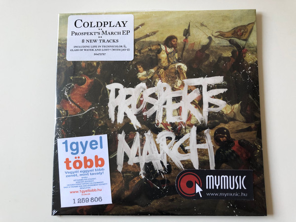 Coldplay ‎– Prospekt's March EP / 8 New Tracks, Including Life In Technicolor ii, Glass of Water and Lost + (With Jay-Z) / Parlophone Audio CD 2008 / 5099926473727