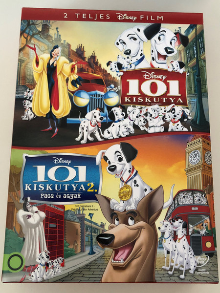 101 Dalmatians & 101 Dalmatians 2 DVD SET 101 Kiskutya & 101 Kiskutya 2. Paca és agyar / Directed by Wolfgang Reitherman, Hamilton Luske, Clyde Geronimi, Jim Kammerud, Brian Smith / Patch's London Adventure, Paca és Agyar (5996255737820)