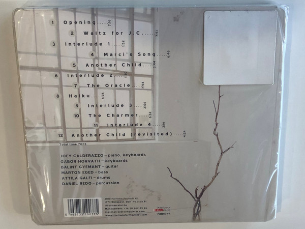 The Transform Quintet ‎with Joey Calderazzo - Another Child / NarRator Records Audio CD 2010 / NRR077