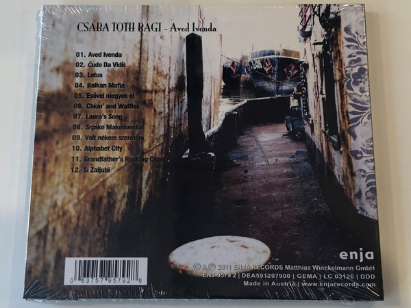 Csaba Toth Bagi ‎– Aved Ivenda / Feat. Al Di Meola, Dave Wecki / Enja Records ‎Audio CD 2011 / ENJ-9579 2