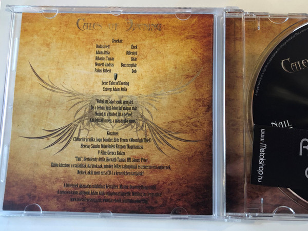 Tales Of Evening ‎– Hajléktalan Lélek / Nail Records Audio CD 2012 / 5999505137203