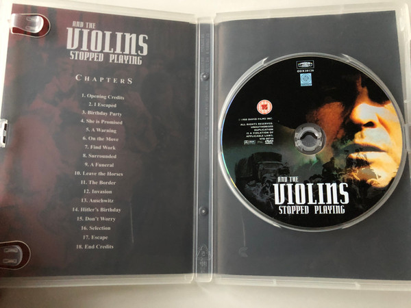 And the violins stopped playing DVD 1988 A true story / An Odyssey Best Seller / Directed by Alexander Ramati / Starring: Horst Buchholz, Piotr Polk, Marne Maitland, Jan Machulski (5018011201267)