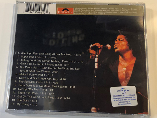 James Brown ‎– Classic Vol.2 / The Universal Masters Collection / Polydor ‎Audio CD 2003 / 589 961-2