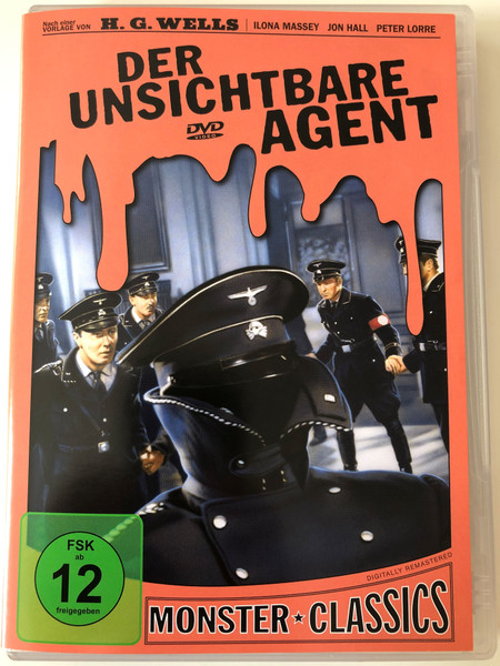 Der Unsichtbare Agent DVD 1942 Invisible Agent - Monster Classics / Directed by Edwin L. Marin / Based on the novel by H.G. Wells / Starring: Ilona Massey Jon Hall (4020628977719)