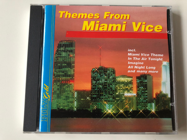 Themes From Miami Vice / Incl. Miami Vice Theme, In The Air Tonight, Imagine, All Night Long and many more / Pilz Gold ‎Audio CD Stereo / 75209