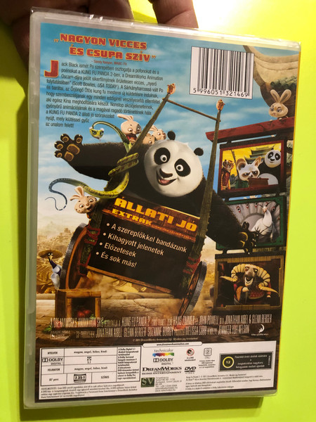 Kung Fu Panda 2 2008 DVD / Directed by John Stevenson, Mark Osborne / Starring: Jack Black, Dustin Hoffman, Angelina Jolie, Ian McShane, Seth Rogen, Lucy Liu (5996051321469)