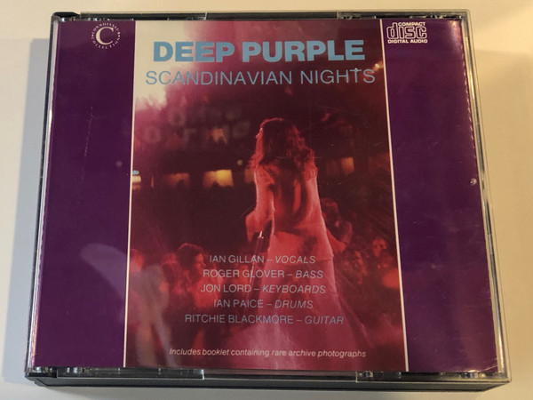 Deep Purple ‎– Scandinavian Nights / Ian Gillan - vocals, Roger Glover - bass, Jon Lord - keyboards, Ian Paice - drums, Ritchie Blackmore - guitar / Connoisseur Collection 2x Audio CD 1972 / DP VSOP CD125