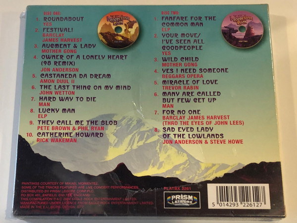 The Best Of Progressive Rock / Featuring: Yes, Barclay James Harvest, ELP, Amon Duul II, Man, Beggars Opera and Rick Wakeman / Prism Leisure ‎2x Audio CD 2004 / PLATBX 2261