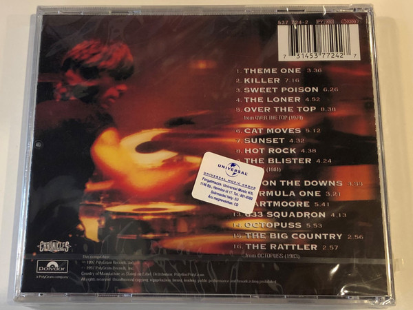 The Best Of Cozy Powell / With: Don Airey, Jeff Beck, Jack Bruce, Dave Clempson, John Cook, Mel Galley, Colin Hodgkinson, Jon Lord, Bernie Marsden, Max Middleton, Gary Moore, David Sancious / Polydor ‎Audio CD 1997 / 537 724-2