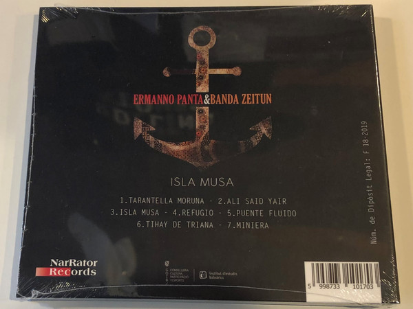 Ermanno Panta & Banda Zeitun ‎– Isla Musa / NarRator Records Audio CD / NRR170