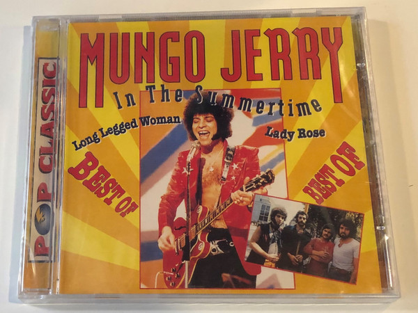 Mungo Jerry ‎– Best Of / In The Summertime, Long Legged Woman, Lady Rose / Pop Classic / Audio CD / 5998490700300