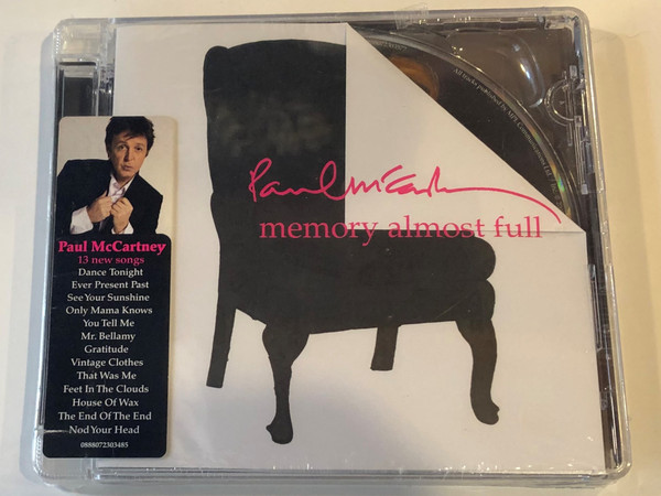 Paul McCartney ‎– Memory Almost Full / 13 New Songs: Dance Tonight, Ever Present Past, See Your Sunshine, Only Mama Knows, You Tell Me, Mr Bellamy, Gratitude, Vintage Clothes, That Was Me,... / MPL Audio CD 2007 / 0888072303485