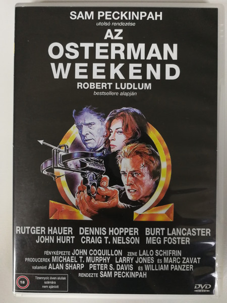 The Osterman Weekend DVD 1983 / Directed by Sam Peckinpah / Starring: Rutger Hauer, Dennis Hopper, Burt Lancaster, John Hurt 
