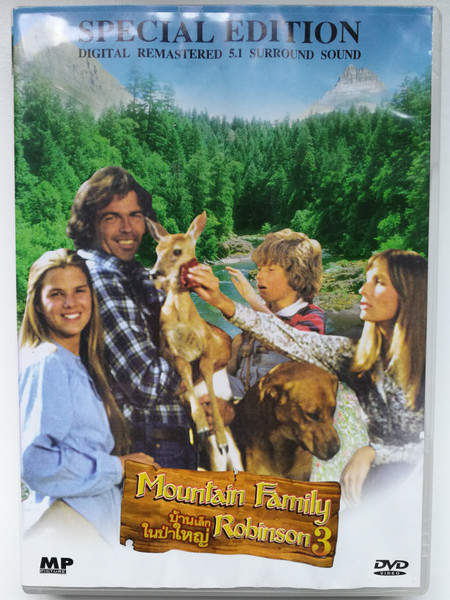 Mountain Family Robinson DVD 1979 AKA The Adventures of the Wilderness Family 3 / Thai release / Directed by John Cotter / Starring: Robert Logan, Susan Damante-Shaw, George Buck Flower / Special Edition 5.1 Surround sound (MountainFamilyRobinsonDVD)