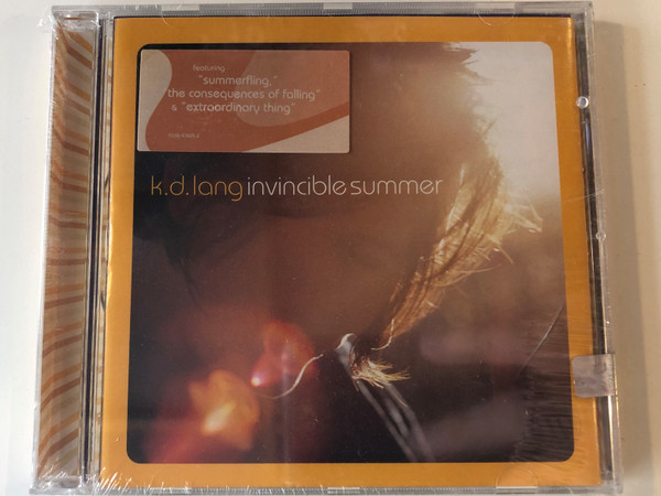 k.d. lang ‎– Invincible Summer / Featuring ''Summerfling, the consequences of falling & extraordinary thing'' / Warner Bros. Records ‎Audio CD 2000 / 9362-47605-2