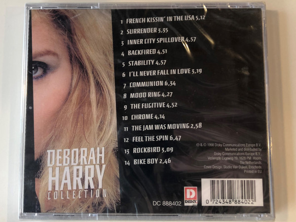Deborah Harry ‎– Collection / Surrender, Backfired, I'll Never Fall In Love, The Fugitive / Disky ‎Audio CD 1998 / DC 888402