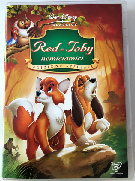 The Fox and the Hound DVD 1981 Red e Toby - Nemiciamici / Directed by Ted Berman, Richard Rich, Art Stevens / Starring: Mickey Rooney, Kurt Russell, Pearl Bailey, Jack Albertson (RedETobyDVD)