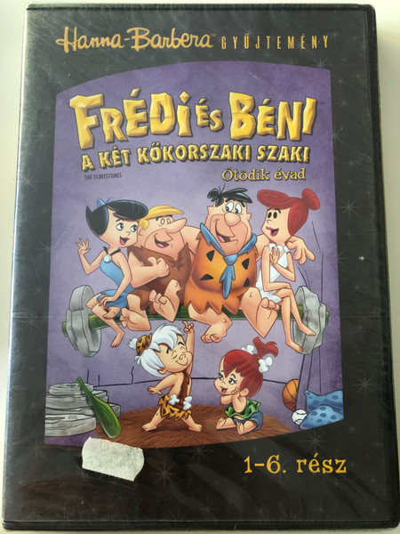 The Flintstones Series Season 5 - Disc 1 DVD 1966 Frédi és Béni A két kőkorszaki szaki / Season 5 / Ötödik évad / Episodes 1-6 / Hanna-Barbera / Animated Classic (5999048900531)