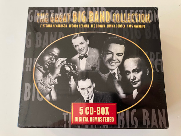 The Great Big Band Collection / Fletcher Henderson, Woody Herman, Les Brown, Jimmy Dorsey, Fats Navarro / 5 CD-BOX - Digital Remastered / Joan Records BV ‎5x Audio CD, Set Box 2002 / 7153